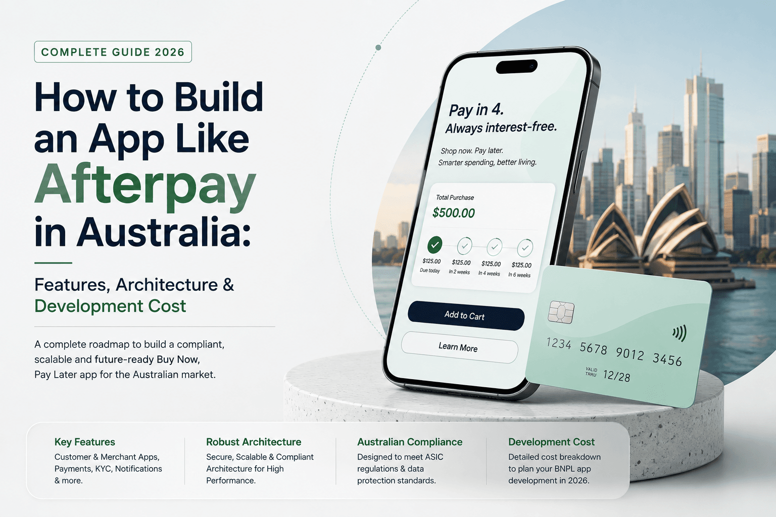 How to Build an App Like Afterpay in Australia: Features, Architecture & Development Cost