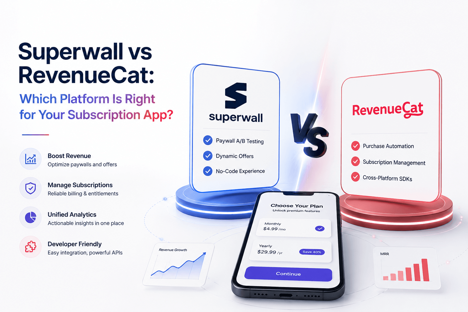 Superwall vs RevenueCat: Which Platform Is Right for Your Subscription App?
