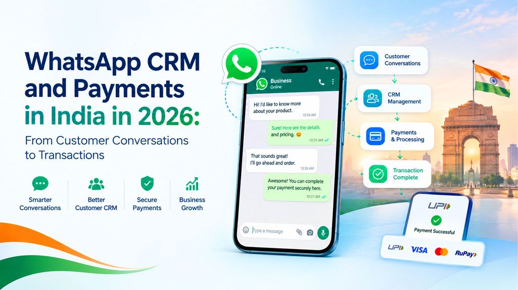 WhatsApp CRM and Payments in India in 2026: From Customer Conversations to Transactions